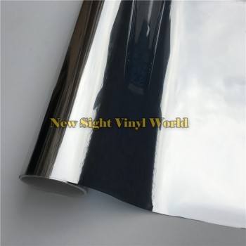 VLT 5% Mirror Window Tinting FIlm Silver Window Tint For Buliding Home Office Glass Size:1.52*30m/Roll