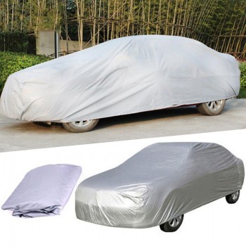 580x175x120cm Sliver Waterproof Indoor Outdoor Full Car Cover Skin Protector Aganist UV Rain Resistant reflector Snow Dust