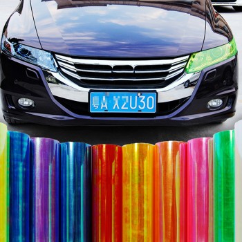 Dewtreetali 120*30cm Auto Car Light Headlight Taillight Tint Vinyl Film Sticker Sheet Light Black Car Light Color Sticker