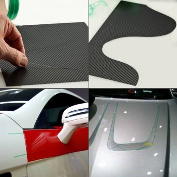 EHDIS 21pcs Vinyl Film Car Wrap Tool Set Wool Squeegee Magnet Holder 500cm Knifeless Tape Vehicle Sticker Wrapping Accessories