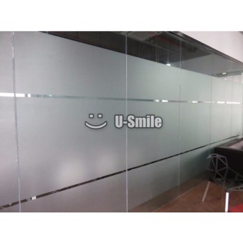 Thicker Material Frosted Glass Film Decorative Sticker For Bathroom Office Home Size: 90CM*50M