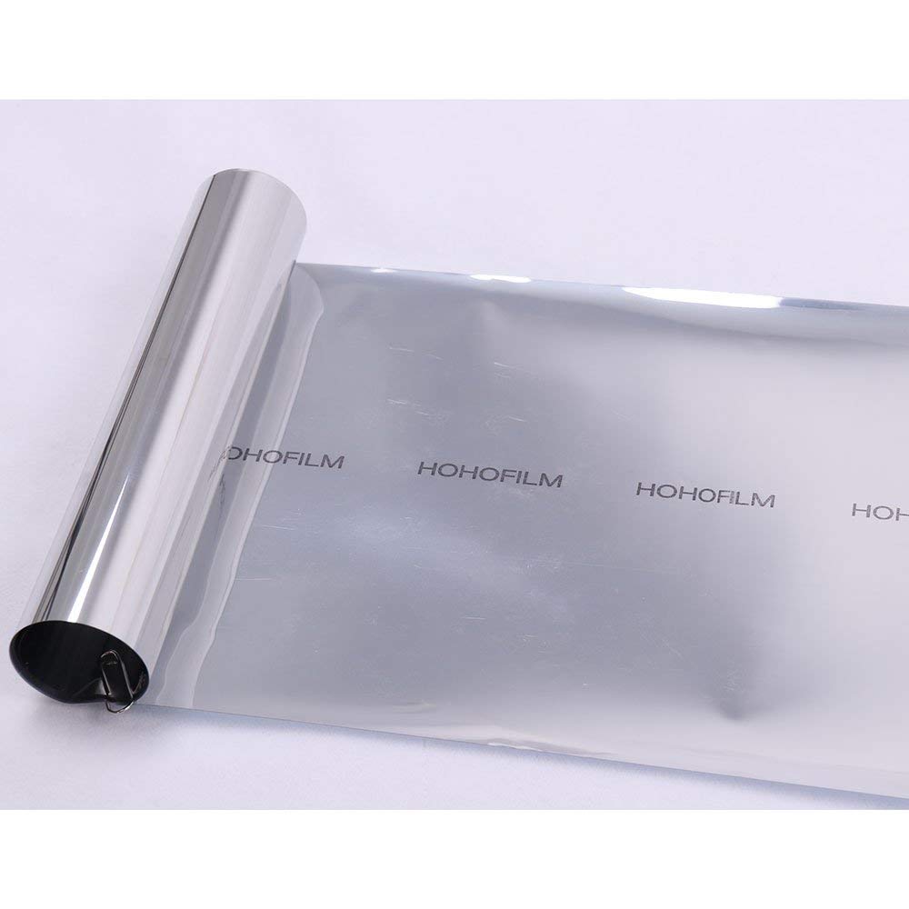 16x70cm 2mil 20%VLT 90%UV One Way Silver Reflective Home Building Commercial Pravicy Window Tints Films Tinting Vinyl