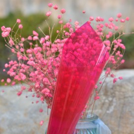 50x300cm/20x10ft Pink Window Film Transparent Heat Control Insulation Glass Decoration Stickers