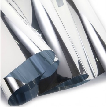 Reflective silver 20in x 5ft  Commercial Building window film privacy security Tints 20% VLT