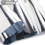 1.52X15M High Privacy self-Adhesive Window Tinting Film Silver window film