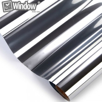 1.52X15M High Privacy self-Adhesive Window Tinting Film Silver window film