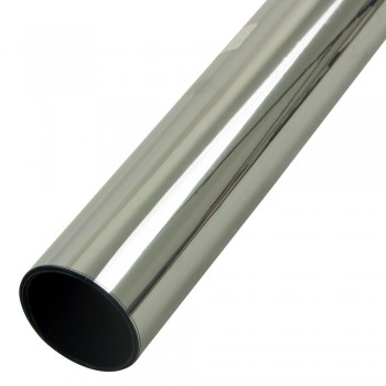0.9x30m/3x100ft Sun Heat Control Solar Window Films Adhesive Reflective Dark Window Glass Tint - Blue Silver