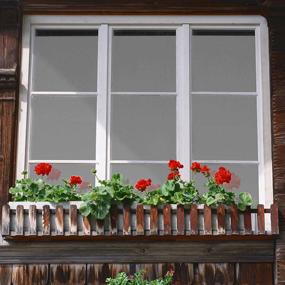 70x500cm Silver Grey Window Film One Way Mirror Film Privacy Decorative Heat Control Anti UV Window Tint for Home and Office