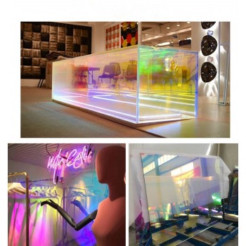 45cm x 100cm Rainbow Color Chameleon Decorative Window Film Beautify Building Improve Privacy DIY Cosplay Film