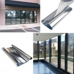 70x300cm Silver Window Film One Way Mirror Solar Reflective Day Time Privacy Window Tint Vinyl Sticker