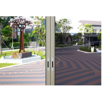 Blackamp;Siver Window Vinyl Solar Tint Film Window Glass Sticker Self-adhesive Effective Resist Sunlight Improve Privacy Protection