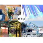 Raw Material Self adhesive iridescent dichroic film for acrylic panels rainbow film in adhesive 1.37m x 8m Hot Sale