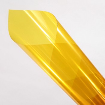 Gold Yellow Decoration Solar Tint Window Film Improve Privacy UV 99% Length: 1000cm(394) Party window Decor