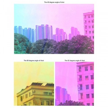 1.37x20m/54x66ft Decorative Self-Adhesive Window Film Colorful Chameleon Glass Tint Gradient Pravicy Sticker