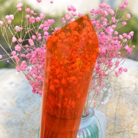 50x300cm/20x10ft Orange Window Film Pravicy Window Sticker Explosion-proof Heat Control Transparent Tint Home Decor