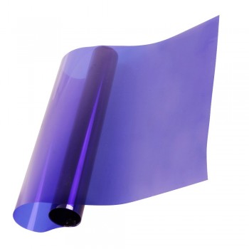0.76x30m/30x100ft Transparent Color Window Film Purple Decal Glass Film Solar Tint Block Sun Self-adhesive Vinyl