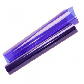 0.76x30m/30x100ft Transparent Color Window Film Purple Decal Glass Film Solar Tint Block Sun Self-adhesive Vinyl