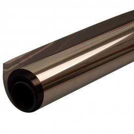 0.9x30m 8%VLT Silver Bronze Window Film Premium Color High Heat Control and Daytime Privacy Vinyl