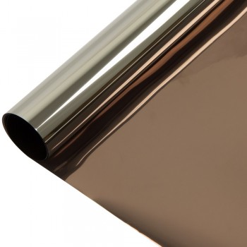 0.9x30m 8%VLT Silver Bronze Window Film Premium Color High Heat Control and Daytime Privacy Vinyl