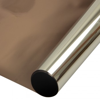 0.9x30m 8%VLT Silver Bronze Window Film Premium Color High Heat Control and Daytime Privacy Vinyl
