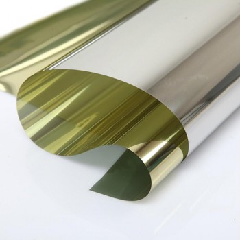 Reflective Solar Mirror Window Silver Gold Tint Film One Way Privacy Glass Sticker UV Protection Decoration 60X100ft