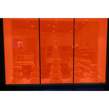 1.52x10m Orange Color 35% Vlt Architectural Window Film Sun control window foils