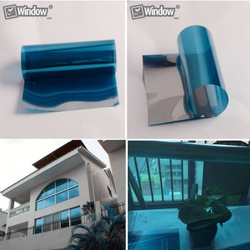 Reflective Blueamp;Silver Decoration Films Window Foils amp; Solar Protection 60inchx50feet/Roll