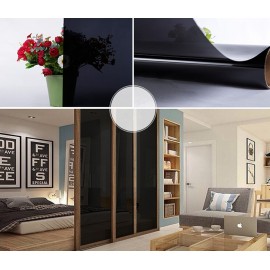 0% VLT Black Solar Tint Home Office Decor Car Vinyl Window Tint 60x65.61ft(152cm x 2000cm)