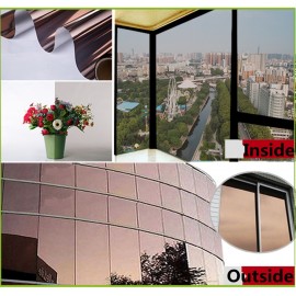1.52 x 30m Mirror Silver UV Reflective Window Film One Way Privacy Tint Protection Decorative Window Film