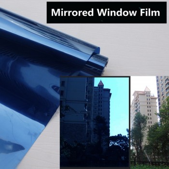 1.52x5m 15%VLT Blue Two Side Privacy Sun Control Heat Rejection Window Glass Tinting Film for Residential and Commercial Uses