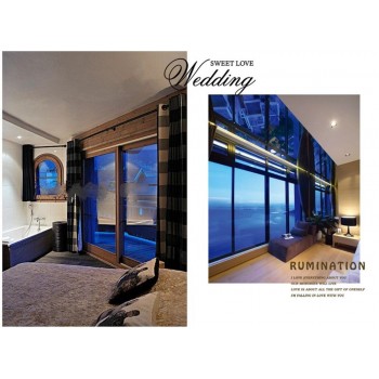 1.52x5m 15%VLT Blue Two Side Privacy Sun Control Heat Rejection Window Glass Tinting Film for Residential and Commercial Uses