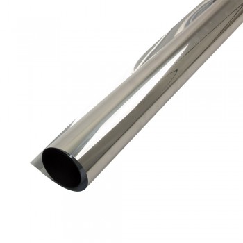 0.9x30m Silver Window Film One Way Privacy Window Film Sun Blocking Heat Control Window Tint for Home House Screen Stickers