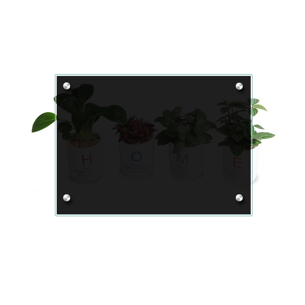 0.5x6m Black Decorative Window Tint Film Glass Transparent Self-Adhesive Vinyl for Decor