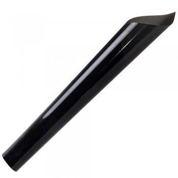 0.5x6m Black Decorative Window Tint Film Glass Transparent Self-Adhesive Vinyl for Decor