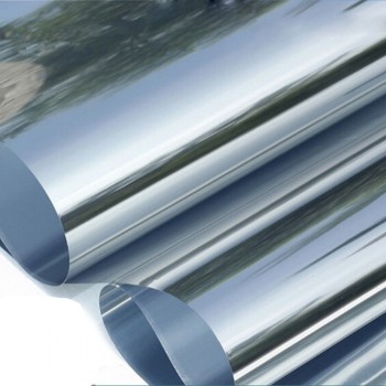 0.9x5m Window Film Anti-UV One Way Silver Mirrored Film Heat Control Home Interiors Privacy Static Glass Window Tint Vinyl