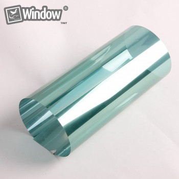 5x100feet 2mil Commercial Window Tints Super Quality Green Silver Decoration Films 1.52x30m