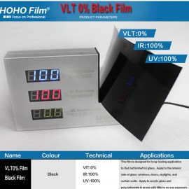 High Black Opaque window film solar tint window sticker VLT0% Black sticker