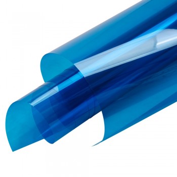 1.52x30m 2Mil VLT 40% Blue Clear Solar Film Tint Decorative Window Glass Privacy Film