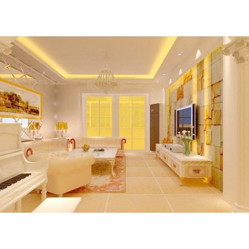 1.52x30m home decoration window films yellow window tints