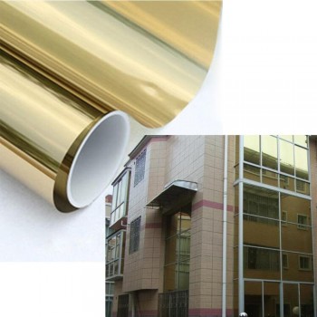 15% Reflective Gold Silver Home Building Commercial Tints 1.52x15m/5x50ft anti UV films