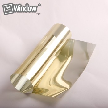 15% Reflective Gold Silver Home Building Commercial Tints 1.52x15m/5x50ft anti UV films