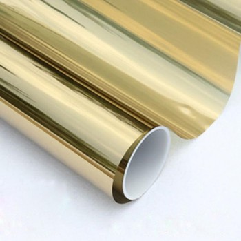 15% Reflective Gold Silver Home Building Commercial Tints 1.52x15m/5x50ft anti UV films