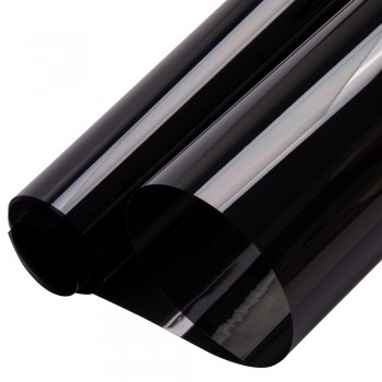 0.9x30m Black Window Film Privacy One Way Heat Control Sun Blocking Insulation Film UV Protection Decorative Home Window Tint