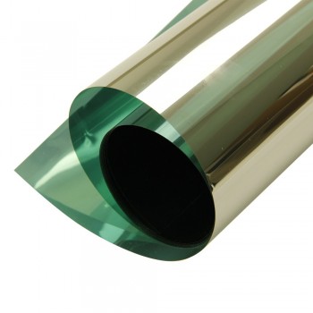 3x100ft Window Films Privacy Film Silver Green Decorative Mirror One Way Heat Control Sun Blocking UV Protection Glass Tint