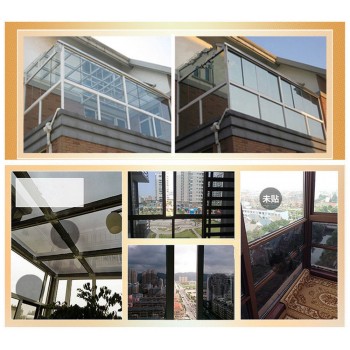 20X16ft(0.5X5m)Silveramp;Black Building Windom Tint Film for House Office Privacy One-Way Mirrored Effected Glass Tint Vinyl