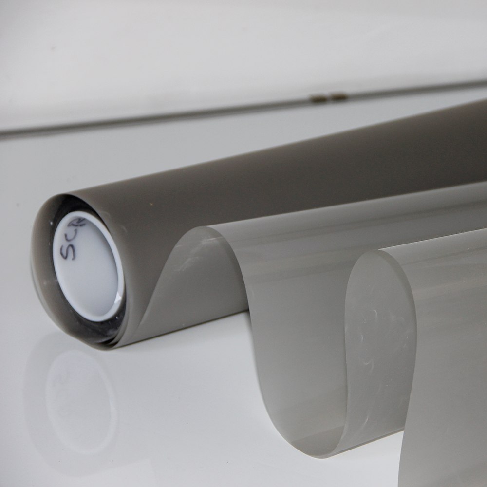 Light Grey Holographic Projection Film Adhesive Rear Projection Screen Sticker 152cmx50cm