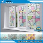 90cm X 5m 2D Static Cling Window Film Stained Glass Paper Frosted Decorative BZ95-Y08