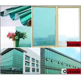 1.52 x 3m one-way solar mirror insulation window film self-adhesive privacy glass stickers household sunscreen film