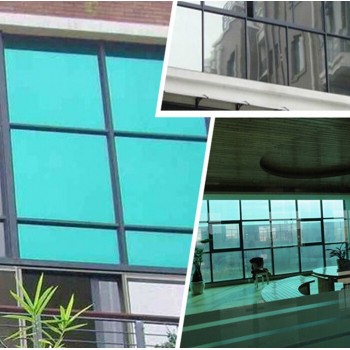 1.52 x 3m one-way solar mirror insulation window film self-adhesive privacy glass stickers household sunscreen film