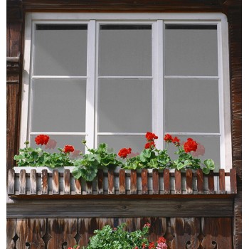 70x1000cm Silver Grey Window Film One Way Mirror Film Privacy Decorative Heat Control Anti UV Window Tint for Home and Office